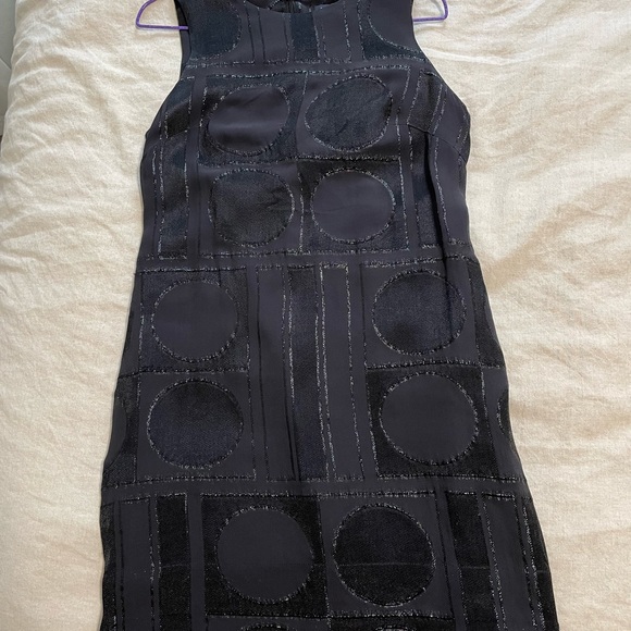 Black Sparkly Mini Dress - Picture 6 of 6